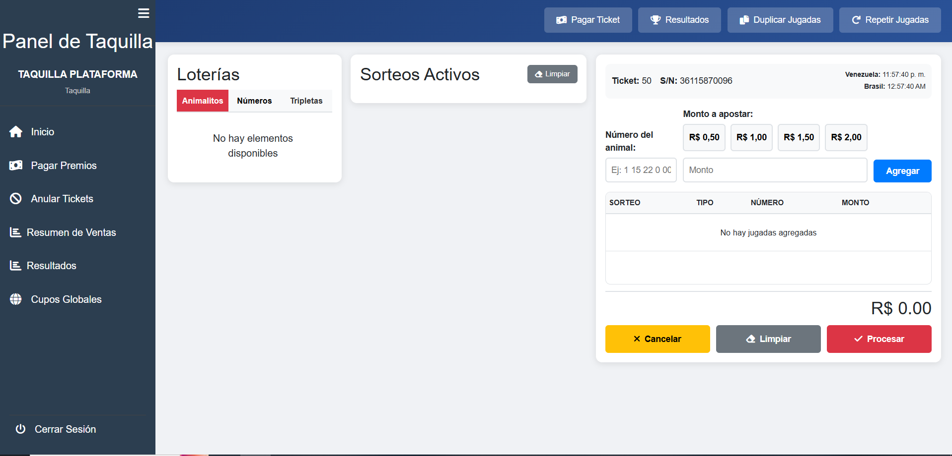 Sistemas de ventas de Loteria Venezuela Lotto Pro 3 niveles