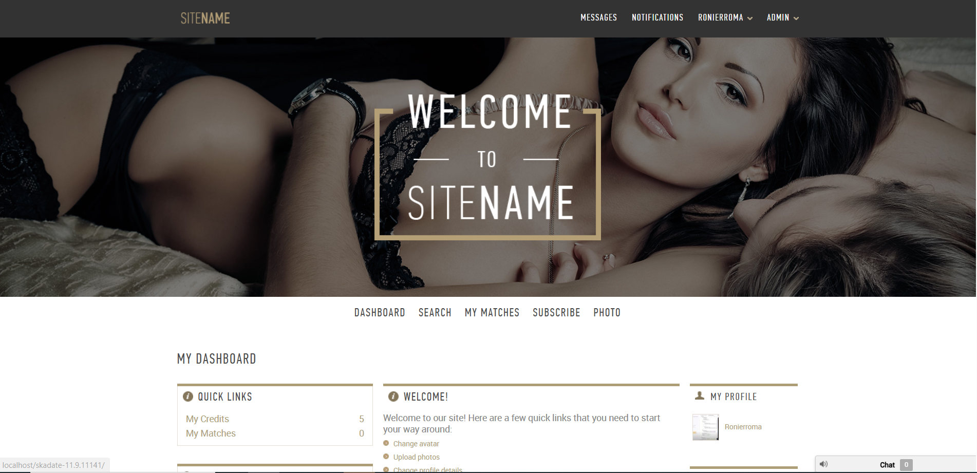 Sitio web Multitemas Para Encuentros amorosos.